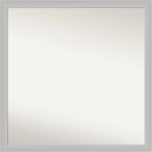 Miniatura 111 de Amanti Art Silver Bathroom Mirror for Over Sink, 24x49 Custom Made Marred Pewter Rectangle Vanity Mirror, Oversize Casual Wood Frame, Hangs Estaño