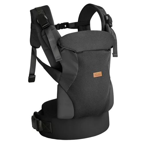 CUBY Portabebés para recién nacidos a niños pequeños, transpirable con soporte ajustable para el cuello, portabebés manos libres para niños pequeños