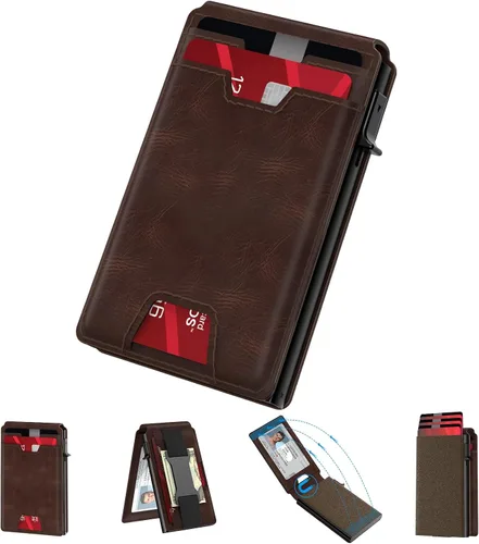 Miniatura 10 de typecase Cartera inteligente para hombre, Negro fibra de carbono