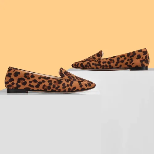 Miniatura 5 de MUSSHOE - Zapatos planos para mujer, de punto de malla, cómodos, con plantilla de espuma viscoelástica, sin cordones y de punta aguda