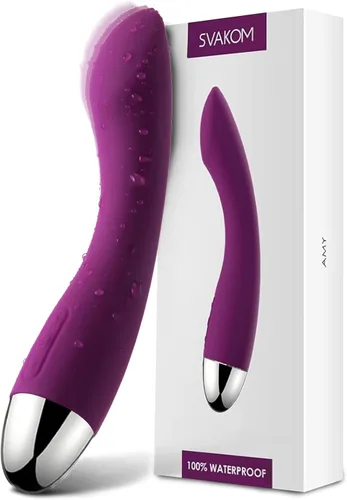 SVAKOM Consolador vibrador de punto G con 25 patrones de vibración juguetones, estimulador de clítoris para mujeres, parejas, adultos, juguetes