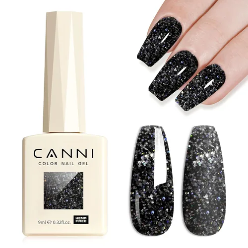 Miniatura 27 de CANNI - Esmalte de uñas en gel azul real, 1 unidad de 0.5 onzas, color azul marino, gel de cobalto oscuro profundo, para quitar el esmalte de uñas