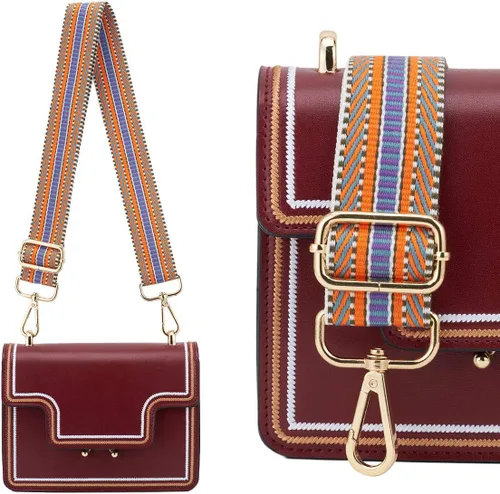 Miniatura 549 de ZOOEASS - Correa de repuesto para cartera, para colgar en el hombro o para cruzar, ancha y ajustable, de lona