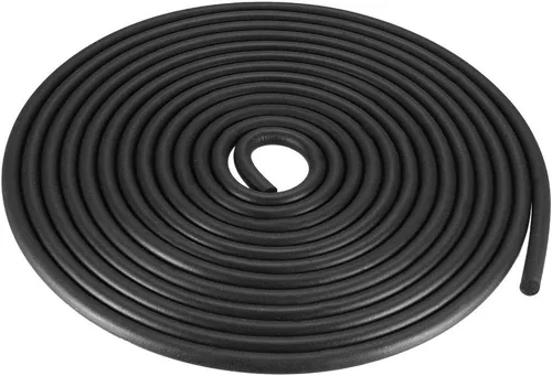 Miniatura 4 de uxcell Tira de goma de espuma de sellado de 0.118 in de diámetro 16.4 ft de largo, color negro