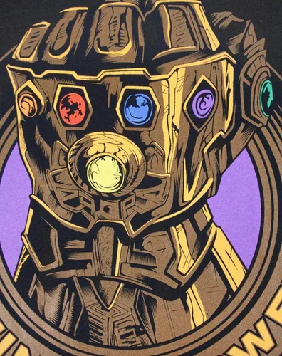 Miniatura 4 de Marvel Avengers Infinity War Thanos Gauntlet - Camiseta para hombre y adulto
