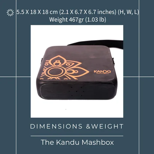 Miniatura 8 de El Kandu Mashbox es el primer agitador de batería portátil, pequeño Cajon diseñado para satisfacer las necesidades de cada percusionista natural