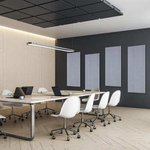 Miniatura 7 de Paneles acústicos, paquete de 10 paneles de sonido que reducen el ruido para paredes, paneles de pared insonorizados de 48"x24"x0.4", paneles