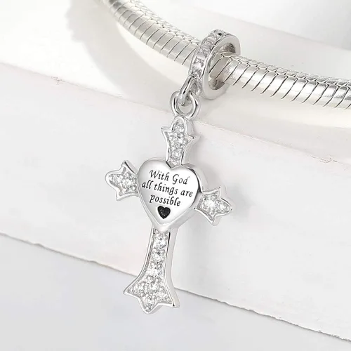 Miniatura 3 de Dijes de plata de ley 925 para pulsera y collar Pandora, regalos de joyería para mujeres