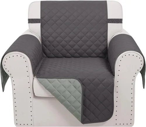 Miniatura 27 de Fundas para silla reclinable, reversible, funda de sofá para mascotas, protector de muebles para niños perezosos