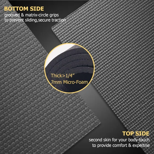 Miniatura 3 de GXMMAT Large Yoga Mat 12'x6'/10'x6'/6'x8'(7mm), Extra Thick Workout Mats for Home Gym Flooring, Ultra Comfortable Non-Slip Quick Resilient Barefoot