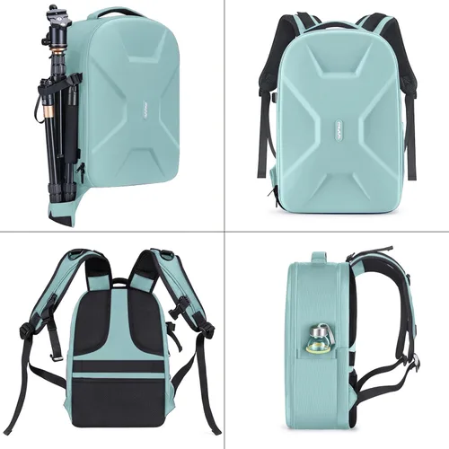 Miniatura 5 de MOSISO Mochila para Cámara, Bolsa de Cámara Fotográfica DSLR/SLR/Sin Espejo de 15-16 Pulgadas, Estuche Rígido Impermeable con Soporte para Trípode