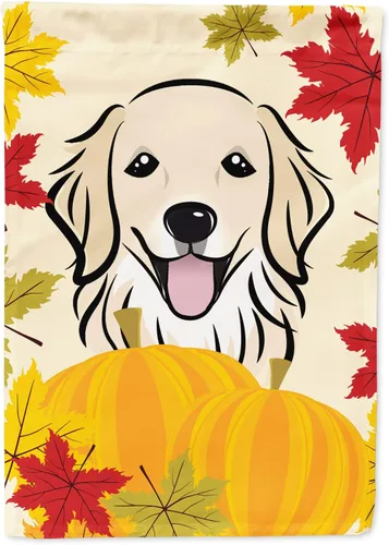 Miniatura 81 de Caroline's Treasures BB2047GF Bandera de jardín de Acción de Gracias Border Collie, bandera decorativa para patio exterior, obras de arte de patio