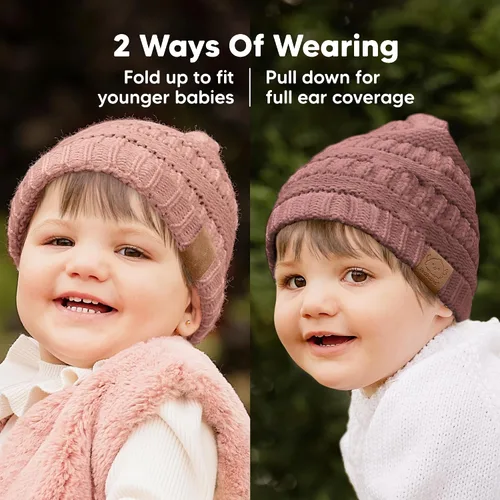 Miniatura 57 de KeaBabies 3-Pack Baby Beanies for Boys, Girls - Stretchy Knit Baby Hats, Cute Newborn