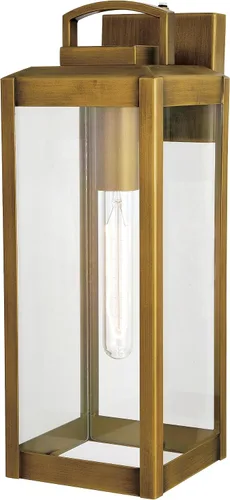 Miniatura 12 de VAXCEL Kinzie - Lámpara de porche para exteriores, 5 pulgadas de ancho x 14.25 pulgadas de alto, linterna negra para exteriores, moderna lámpara