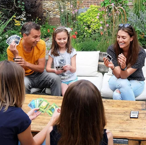 Miniatura 9 de SMART CARDS Animales Juego de cartas 7 juegos en 1 Snap, Rummy, pares y más Juego educativo de viaje A partir de 5 años, 1-8 jugadores