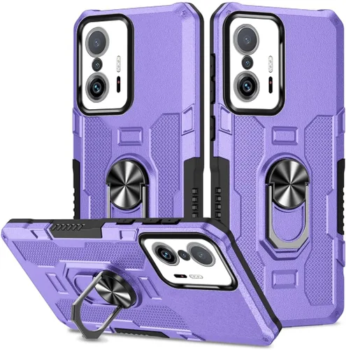 Miniatura 24 de Funda para Xiaomi Redmi Note 12 Pro 5G/Xiaomi Poco X5 Pro 5G Metal CD Patrón Anillo Titular Funda Teléfono Móvil Funda Protectora Anti-Caída Negro