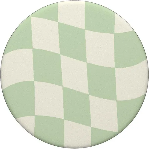 Miniatura 3 de PopSockets PopSockets intercambiables a cuadros verdes pastel danés