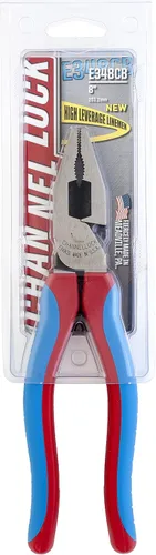 Miniatura 3 de Channellock E348CB Serie E - Alicates combinados de 8 pulgadas con junta XLT y empuñaduras Code Blue