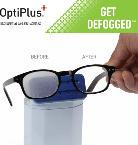 Miniatura 3 de OptiPlus Paño antivaho para lentes, gafas y escudos, tratamiento antivaho reutilizable de primera calidad, 1 paño para 100 usos, antivaho para todas