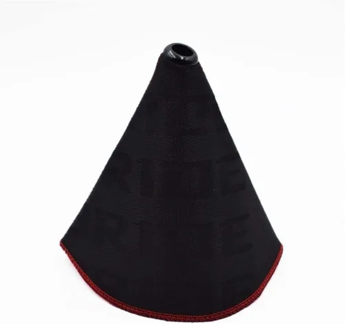 W-POWER Universal JDM Bride RECARO - Cubierta para maletero de cambio de gradación, estilo de fibra de carbono, piel sintética, palanca de cambios