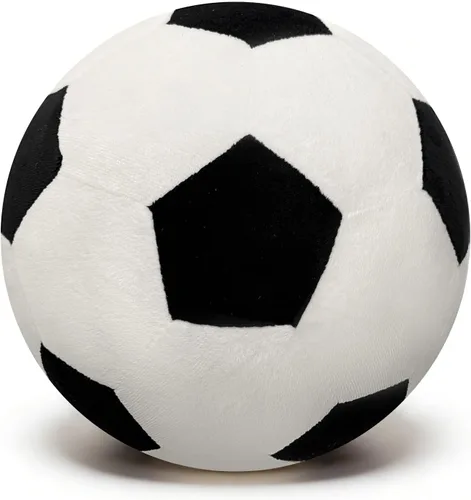 Miniatura 9 de Almohada de fútbol esponjosa – Pelota de fútbol orbicular duradera de 8 pulgadas, almohadas decorativas de fútbol de relleno suave para sofá