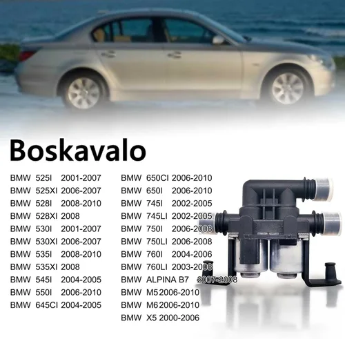 Miniatura 2 de 64116906652 Válvula de control del calentador para BMW E60 E63 E64 E65 M5 525i 528i 535i 545i 745i 750i