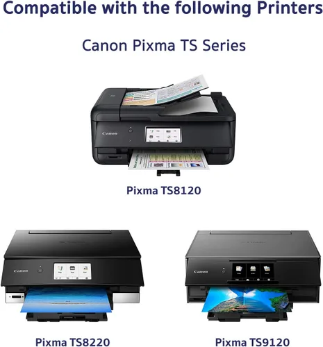 Miniatura 4 de Cartucho de tinta de repuesto compatible para Canon PGI-280XXL CLI-281XXL PGI 280 XXL CLI 281 XXL, uso con PIXMA TS9120 TS8120 TS8220