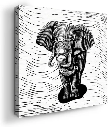 Miniatura 60 de Mavis Print - Lienzo decorativo para pared con diseño de conejo/conejo, 36 x 36 pulgadas, decoración de pared de animales impresos en HD y marco