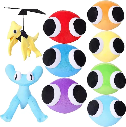 YZONU 9 piezas de juguetes de peluche de Friends, juguetes de terror del juego, juguetes de Halloween, Navidad, cumpleaños, regalos para mejores C-9