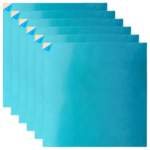 Paquete de 6 láminas de cobre puro de 6 x 6 pulgadas, calibre 22 (0.031 in/0.03 pulgadas), placas de cobre para manualidades, reparaciones,