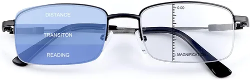Miniatura 2 de MIRYEA Gafas de sol fotocromáticas progresivas de lectura multifocal, protección UV, transición, lectores de sol, anti luz azul
