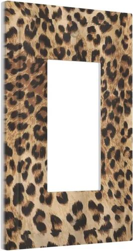 Miniatura 32 de Cubierta de interruptor de luz rosa brillante con purpurina de 1 banda, sin dispositivo, placa de pared en blanco decorativa para adolescentes, Rosa