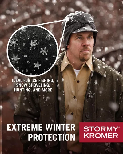 Miniatura 22 de Stormy Kromer Rancher Cap - Gorro de lana Thinsulate de invierno con orejeras de forro polar