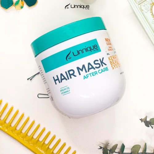 Miniatura 7 de UNNIQUE KBS Mascarilla hidratante para el cabello, mascarilla de tratamiento capilar con aceite de argán, repara el cabello seco, dañado