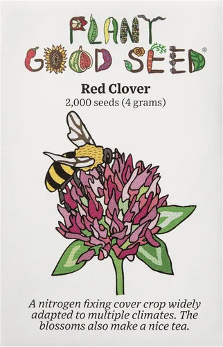 Miniatura 7 de Plant Good Seed Semillas orgánicas de trébol rojo – Semillas de reliquia de 0.5 libras para plantar flores, hierbas, suministros de jardinería