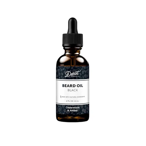 Miniatura 11 de Detroit Grooming Co. Aceite para barba Fórmula hidratante y nutritiva con vitamina E Cereza y tabaco • Traverse City (1 oz)
