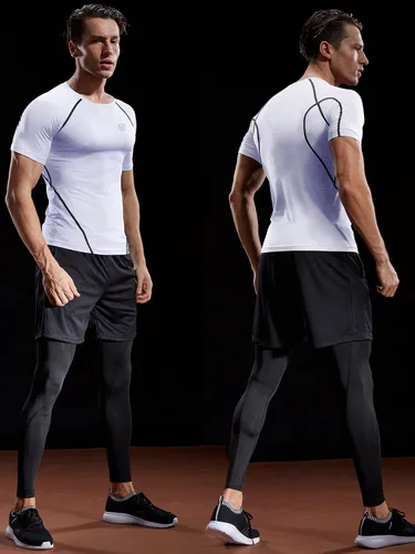 Miniatura 5 de NELEUS Camisetas de compresión para hombre