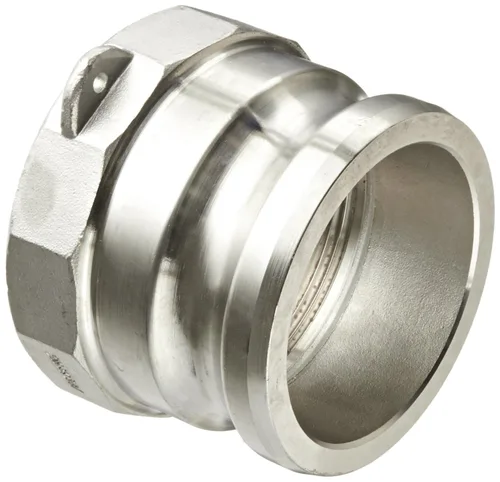 Miniatura 9 de Dixon 100-A-SS Acero Inoxidable 316 Boss-Lock Tipo A Leva y Ranura Manguera de Acoplamiento, Enchufe de 1" x 1" NPT Hembra