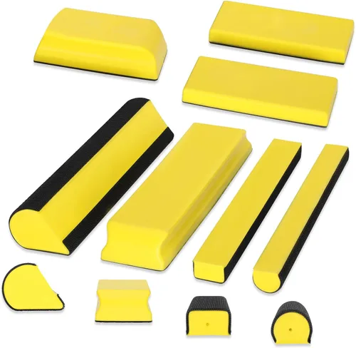 Bloques de Lijado para Cuerpo de Auto, bloque de lijado para cuerpo de auto, Juego de Bloque de Lijado a Mano 7 piezas, Bloques de Lijado para