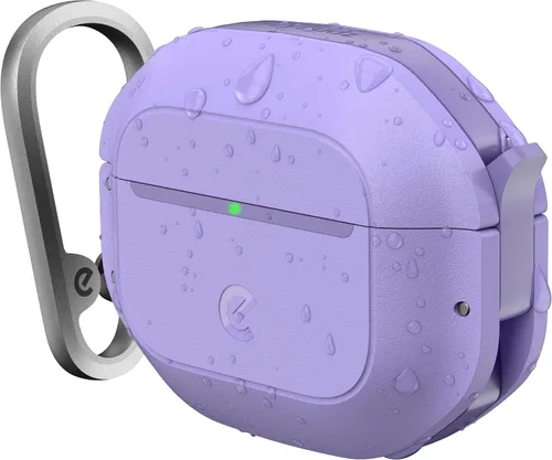Miniatura 8 de Keybudz Funda para AirPods 4 con candado, funda totalmente impermeable para AirPods de 4ª generación, llavero, protección resistente y resistente