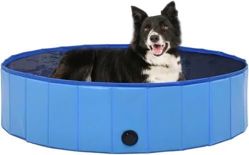Miniatura 10 de SKM Piscina Plegable para Perros Rojo 31.5"x7.9" PVC
