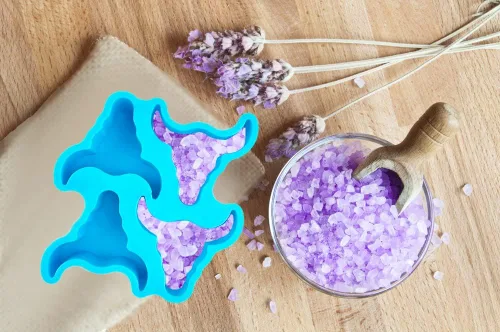 Miniatura 7 de Moldes de silicona para calavera de toro, clips de ventilación de coche incluidos, aptos para horno, para jabón de resina o fabricación de velas