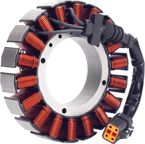 Miniatura 4 de AHL Bobina de estator 30017-07 compatible con Harley Davidson Dyna, Softail, FLSTF, FLSTC, FXST Modelos 2007