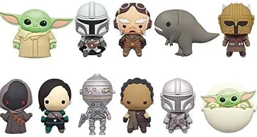Miniatura 2 de Star Wars The Mandalorian Series 1 Bolsa de espuma 3D con clip en bolsa ciega