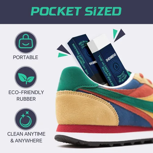 Miniatura 6 de Borrador de gamuza para zapatos, limpiador de zapatos sin agua, limpiador de zapatillas para zapatos de gamuza y nobuk