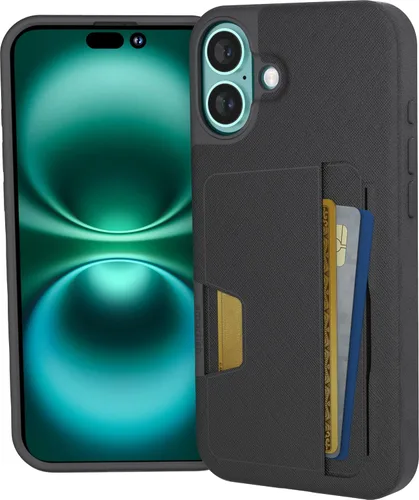 Miniatura 44 de Smartish Funda tipo cartera para iPhone 13 Pro – Wallet Slayer Vol. 2 [delgada + protectora] tarjetero con función atril - Black Tie Affair