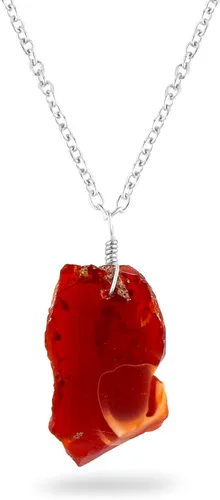 Miniatura 22 de Colgante delicado de piedras preciosas naturales crudas, collar de piedras ásperas surtidas, hecho a mano, joyería hipoalergénica bohemia