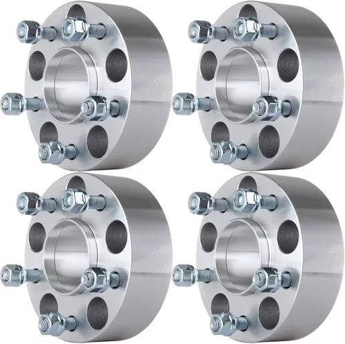 Miniatura 12 de SCITOO 4 espaciadores de rueda de 1 pulgada, 4 lengüetas de 0.157 x 3.937 in a 0.157 x 3.937 in, pernos de 0.472 x 0.059 in, compatibles