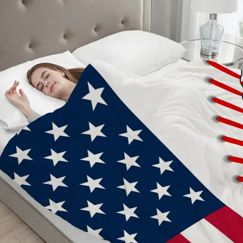 Miniatura 4 de Pindola Manta de Lanzamiento de Béisbol Americano Cálida Ligera Suave Acogedora Cálida Decoración del Hogar para Sofá, Sofá, Cama, Regalos del Día