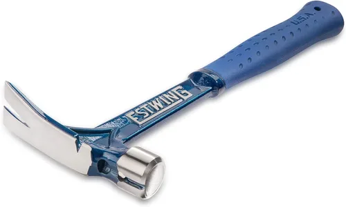Miniatura 2 de Estwing Serie Ultra - Martillo de carpintero de mango corto de 15 oz con boca lisa y mango reductor de impactos - E6-15SR